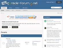 Tablet Screenshot of console-forum.net